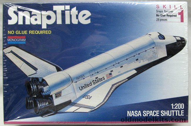 Monogram 1/200 NASA Space Shuttle Enterprise With ESA Space Lab, 5905 plastic model kit